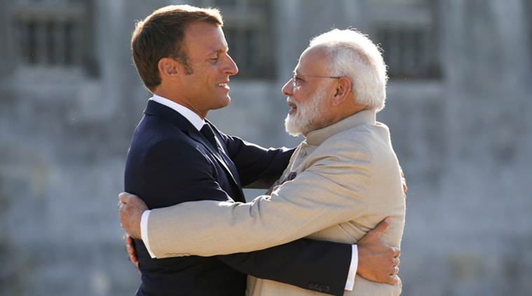 The relationship between India and France, particularly in the context of their bilateral relationships