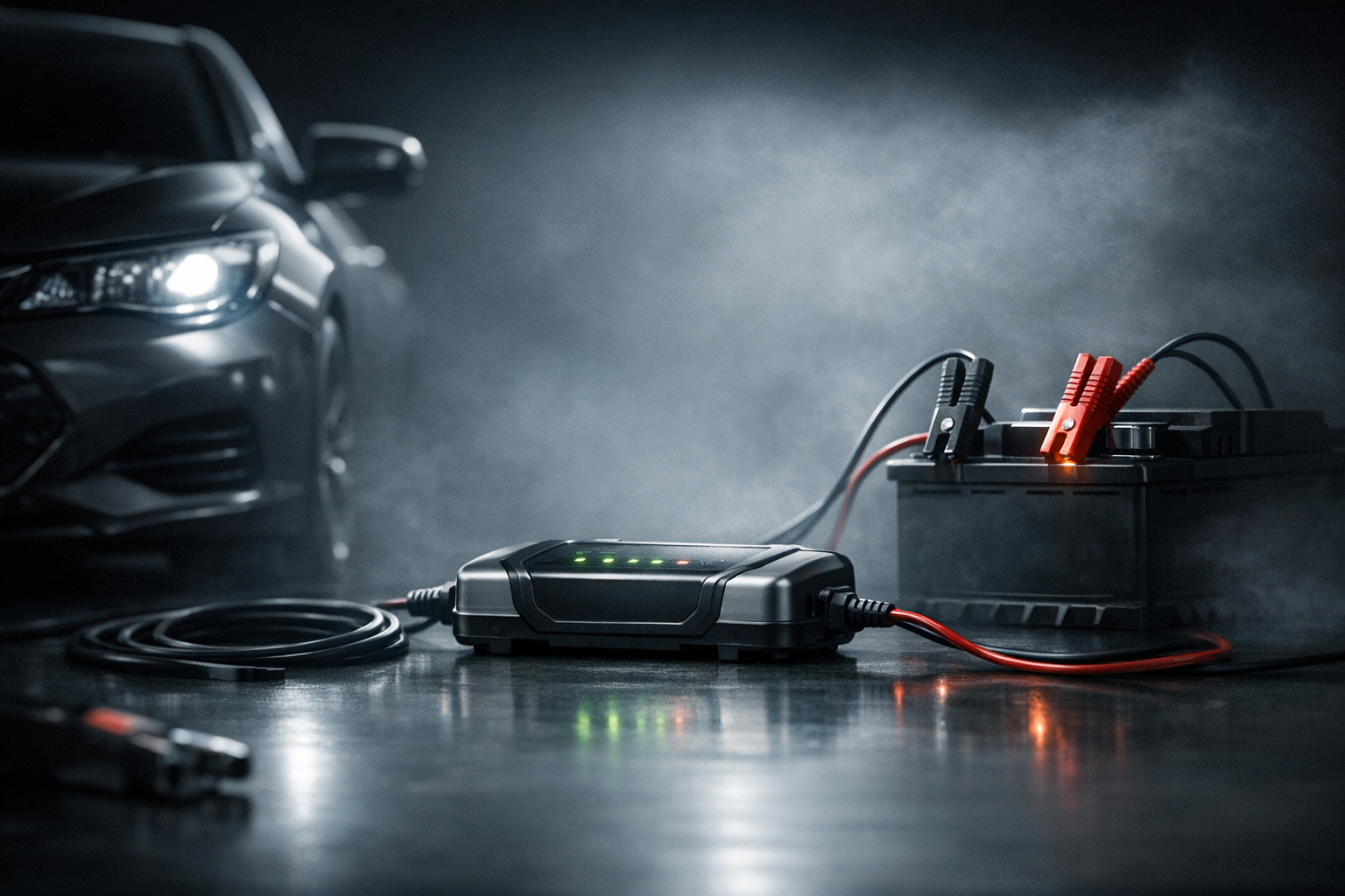 Cargador de Batería de Coche Portable el que Sí Funciona