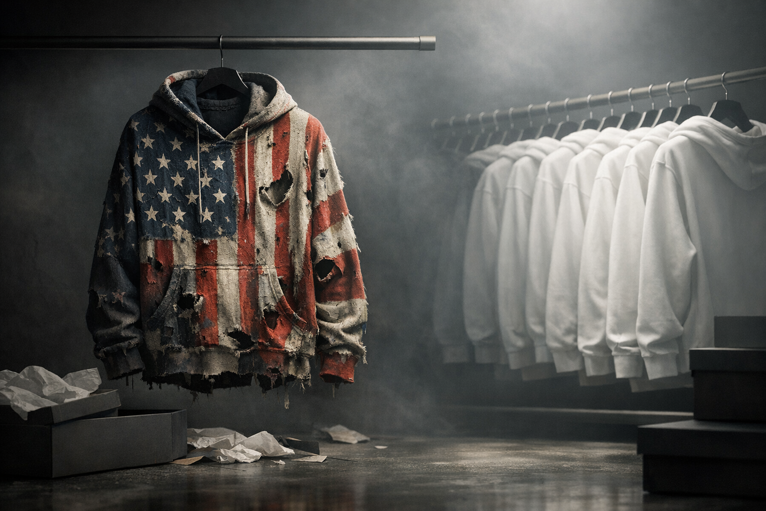 American Flag Hoodie Why Distressed Always Sells Out First